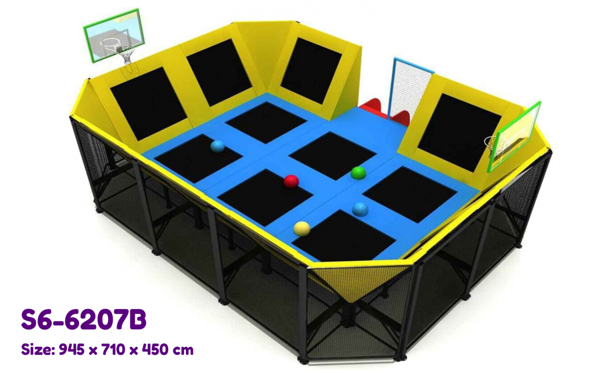 Wewnętrzny Park Trampolinowy (16) Wewnętrzny Park Trampolinowy e x